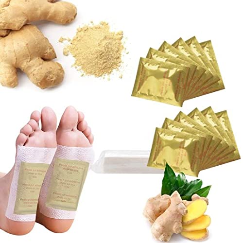 Ayurvedic Herbal Detox Foot Pads Buy 10 Get 10 Free 100% Herbal & Gentle Ingredient ( Pack of 10 )