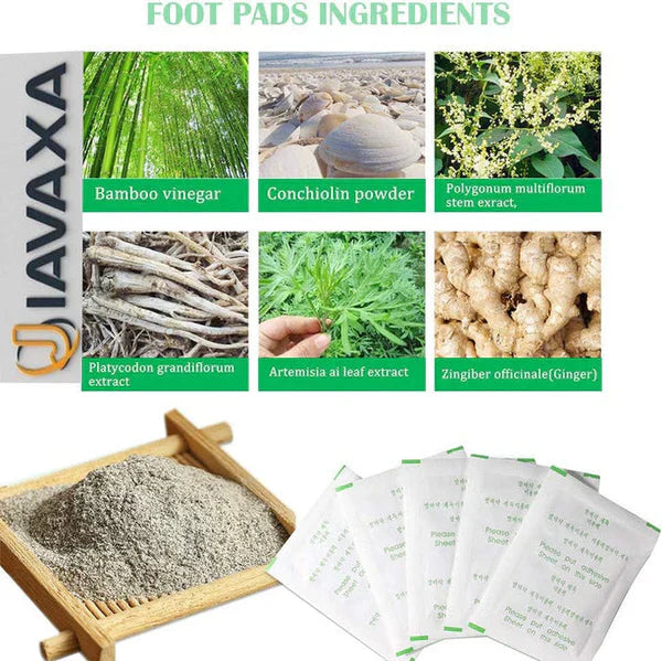 Ayurvedic Herbal Detox Foot Pads Buy 1 Get 1 Free 100% Herbal & Gentle Ingredient ( Pack of 10 )